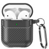 Techsuit - CarbonFiber - for AirPods 1 / 2 - Black