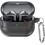Techsuit - CarbonFiber - for Samsung Galaxy Buds 3 / 3 Pro - Black