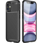 Techsuit - CarbonFiber - iPhone 11 - Black