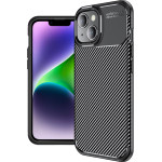 Techsuit - CarbonFiber - iPhone 14 - Black