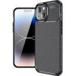 Techsuit - CarbonFiber - iPhone 15 Plus - Black