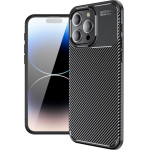 Techsuit - CarbonFiber - iPhone 15 Pro Max - Black