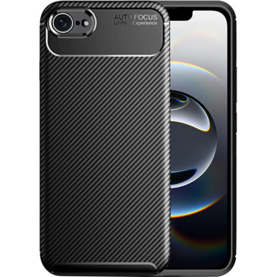 Techsuit - CarbonFiber - iPhone 16e - Black