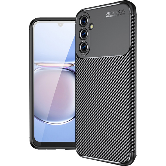 Techsuit - CarbonFiber - Samsung Galaxy A05s - Black