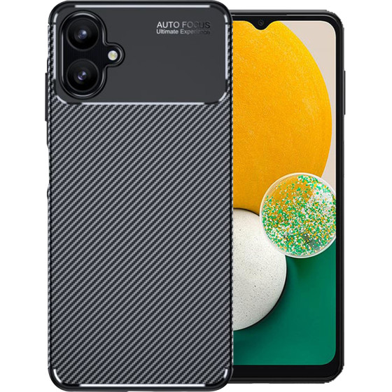 Techsuit - CarbonFiber - Samsung Galaxy A06 - Black
