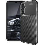 Techsuit - CarbonFiber - Samsung Galaxy A14 4G / A14 5G - Black