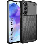 Techsuit - CarbonFiber - Samsung Galaxy A35 5G - Black