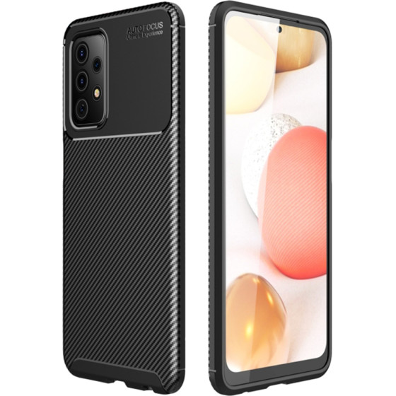 Techsuit - CarbonFiber - Samsung Galaxy A52 4G / A52 5G / A52s 5G - Black