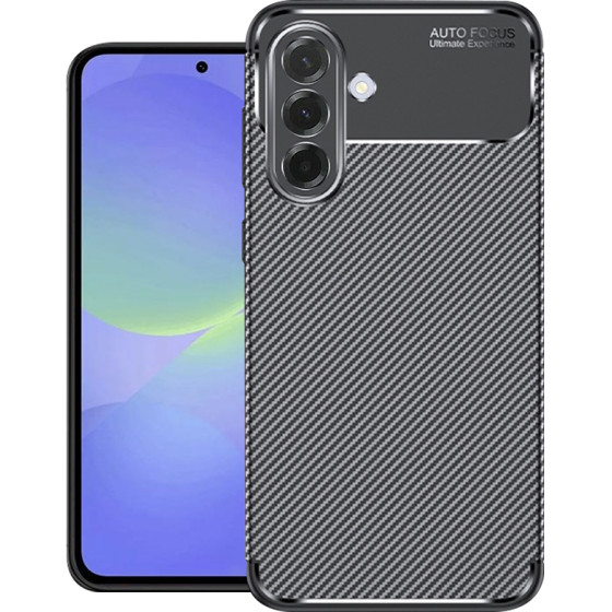 Techsuit - CarbonFiber - Samsung Galaxy A36 5G - Black