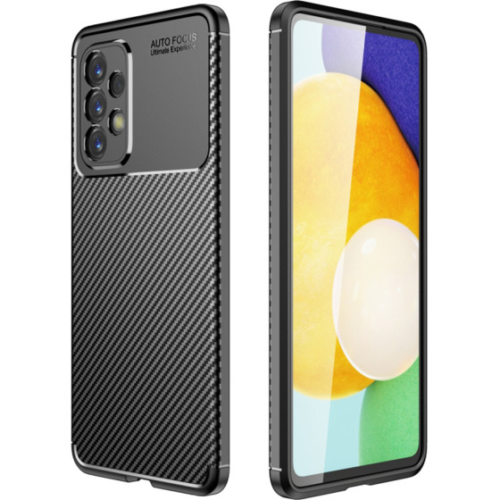 Techsuit - CarbonFiber - Samsung Galaxy A53 5G - Black