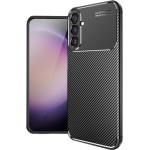Techsuit - CarbonFiber - Samsung Galaxy S24 FE - Black