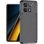 Techsuit - CarbonFiber - Xiaomi Poco F6 Pro - Black