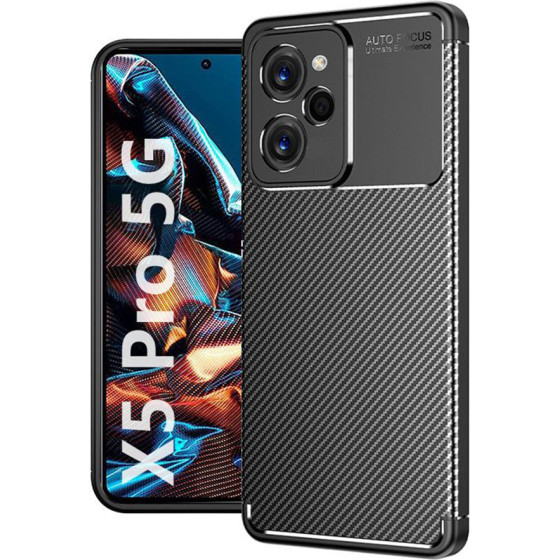 Techsuit - CarbonFiber - Xiaomi Poco X5 Pro - Black