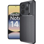 Techsuit - CarbonFiber - Xiaomi Redmi Note 14 5G - Black