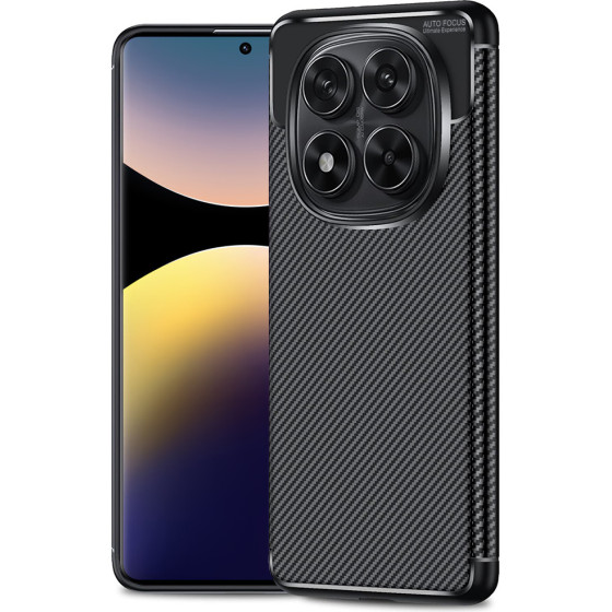 Techsuit - CarbonFiber - Xiaomi Redmi Note 14 Pro 4G / Poco F7 - Black