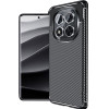 Techsuit - CarbonFiber - Xiaomi Redmi Note 14 Pro 5G / Redmi Note 14 Pro+ 5G / Poco X7 - Black