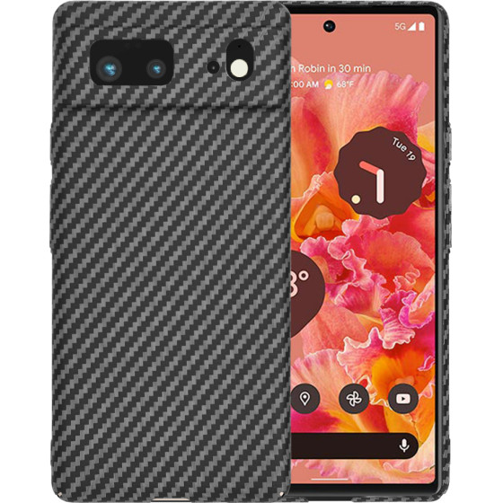 Techsuit - Carbonite FiberShell - Google Pixel 6 - Black