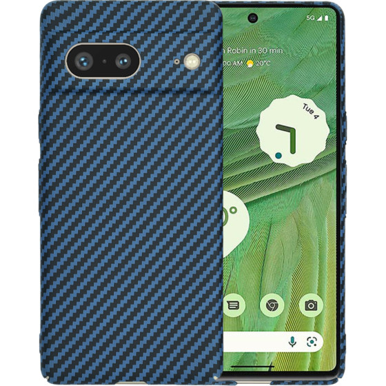 Techsuit - Carbonite FiberShell - Google Pixel 7 - Cyan