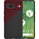 Techsuit - Carbonite FiberShell - Google Pixel 7 - Red Vortex