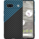 Techsuit - Carbonite FiberShell - Google Pixel 7a - Blue Pulse