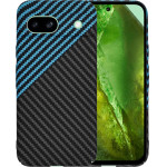 Techsuit - Carbonite FiberShell - Google Pixel 8a - Blue Pulse