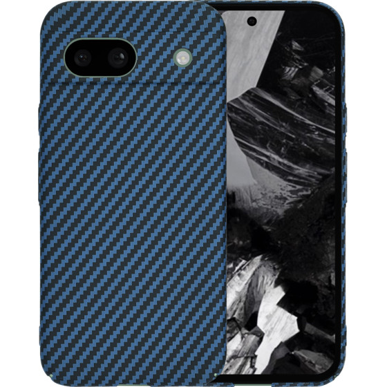 Techsuit - Carbonite FiberShell - Google Pixel 8a - Cyan
