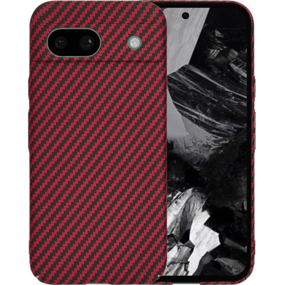 Techsuit - Carbonite FiberShell - Google Pixel 8a - Red