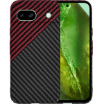 Techsuit - Carbonite FiberShell - Google Pixel 8a - Red Vortex
