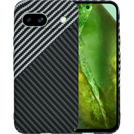 Techsuit - Carbonite FiberShell - Google Pixel 8a - Stealth Gray