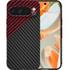 Techsuit - Carbonite FiberShell - Google Pixel 9 Pro - Red Vortex