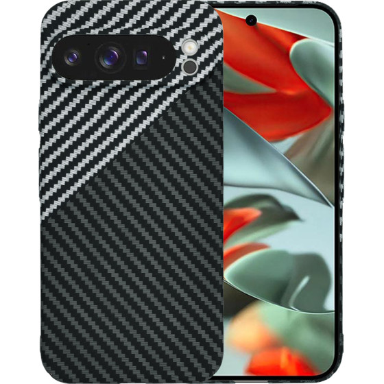 Techsuit - Carbonite FiberShell - Google Pixel 9 Pro XL - Stealth Gray