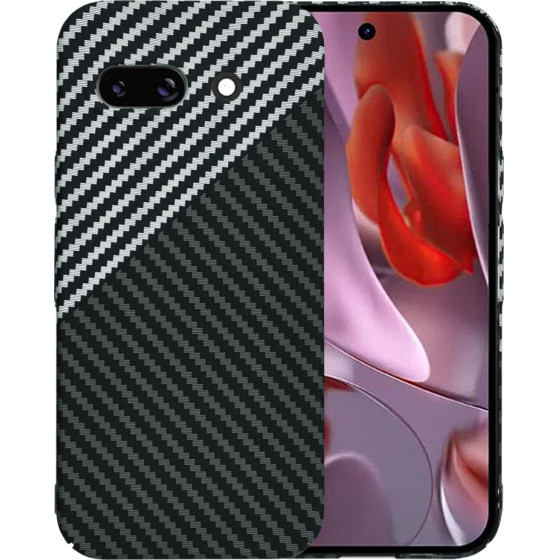 Techsuit - Carbonite FiberShell - Google Pixel 9a - Stealth Gray