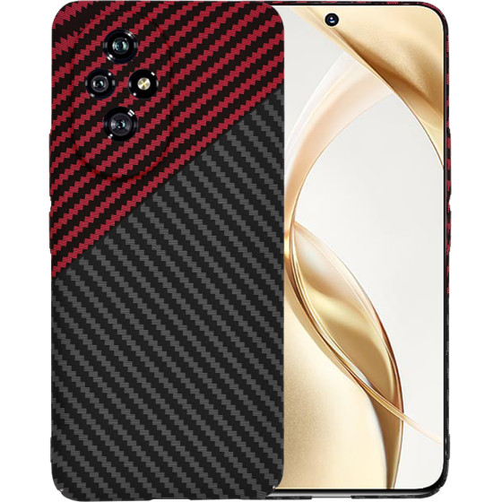 Techsuit - Carbonite FiberShell - Honor 200 - Red Vortex
