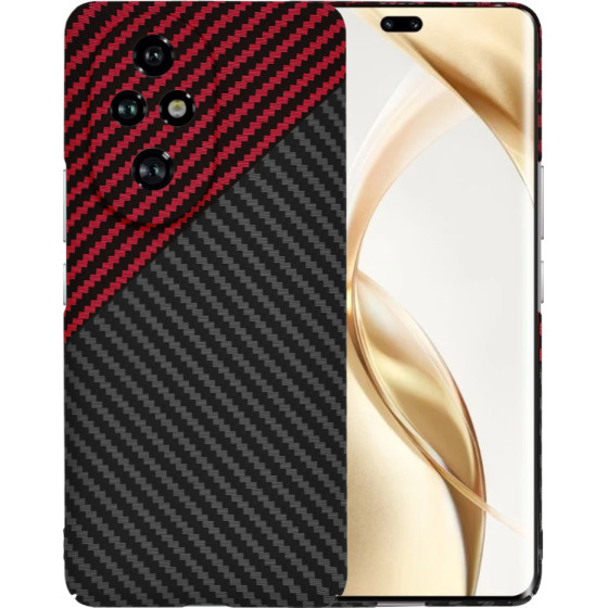 Techsuit - Carbonite FiberShell - Honor 200 Pro - Red Vortex