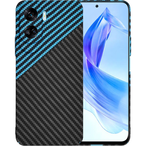 Techsuit - Carbonite FiberShell - Honor 90 Lite - Blue Pulse