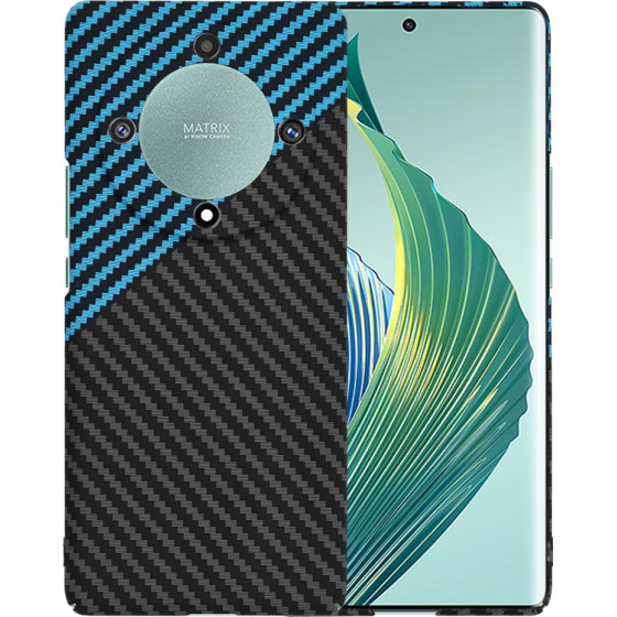 Techsuit - Carbonite FiberShell - Honor Magic5 Lite - Blue Pulse