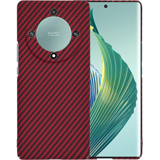 Techsuit - Carbonite FiberShell - Honor Magic5 Lite - Red