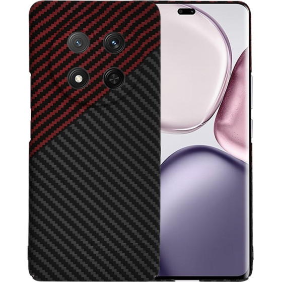 Techsuit - Carbonite FiberShell - Honor Magic7 Lite / X9c - Red Vortex