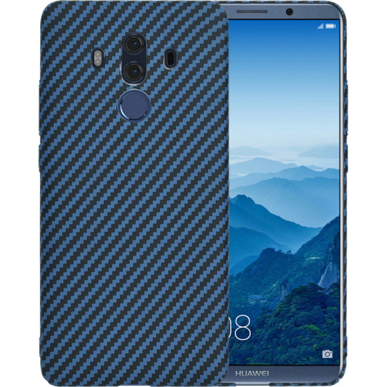Techsuit - Carbonite FiberShell - Huawei Mate 10 Pro - Cyan