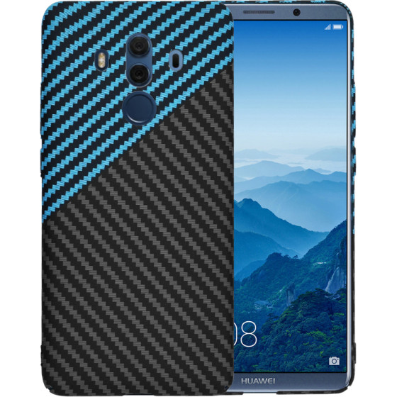 Techsuit - Carbonite FiberShell - Huawei Mate 10 Pro - Blue Pulse