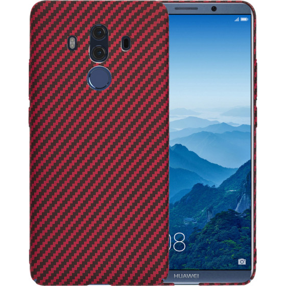 Techsuit - Carbonite FiberShell - Huawei Mate 10 Pro - Red