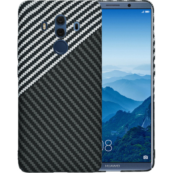 Techsuit - Carbonite FiberShell - Huawei Mate 10 Pro - Stealth Gray