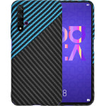 Techsuit - Carbonite FiberShell - Huawei Nova 5T / Honor 20 - Blue Pulse