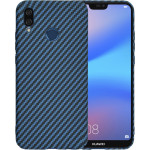 Techsuit - Carbonite FiberShell - Huawei P20 Lite - Cyan
