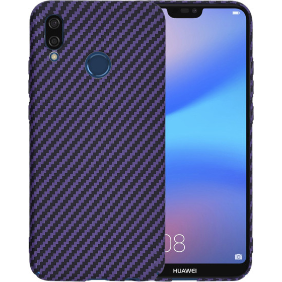 Techsuit - Carbonite FiberShell - Huawei P20 Lite - Purple