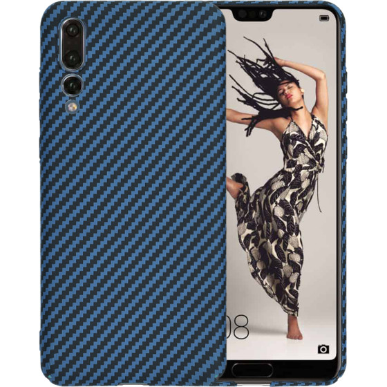 Techsuit - Carbonite FiberShell - Huawei P20 Pro - Cyan