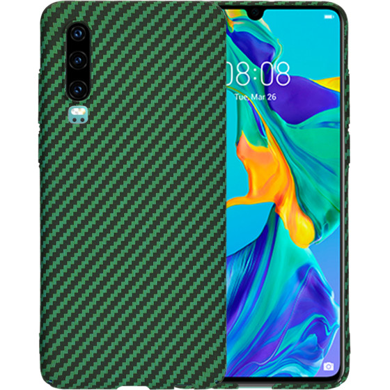 Techsuit - Carbonite FiberShell - Huawei P30 - Green