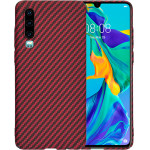 Techsuit - Carbonite FiberShell - Huawei P30 - Red