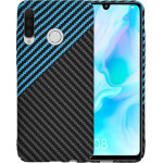 Techsuit - Carbonite FiberShell - Huawei P30 Lite / P30 Lite New Edition - Blue Pulse