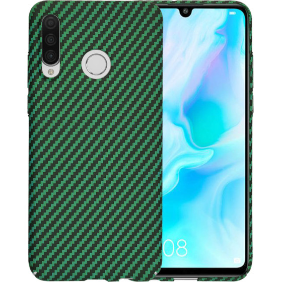 Techsuit - Carbonite FiberShell - Huawei P30 Lite / P30 Lite New Edition - Green
